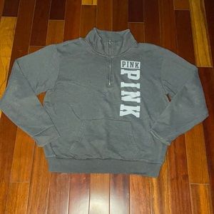 Pink Half Zip Pullover